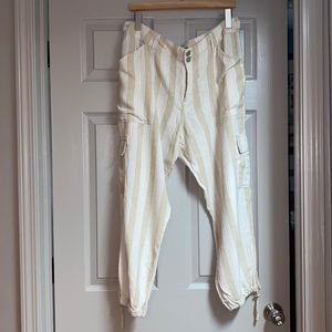 Sanctuary Linen Blend Pant Size 32
